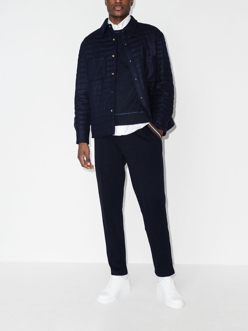 Drawstring Cotton Track Pants