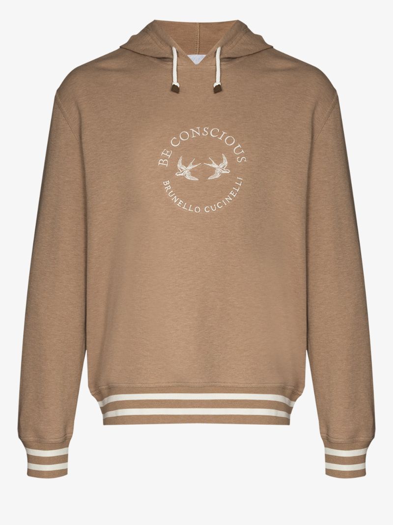 Be Conscious Embroidered Hoodie