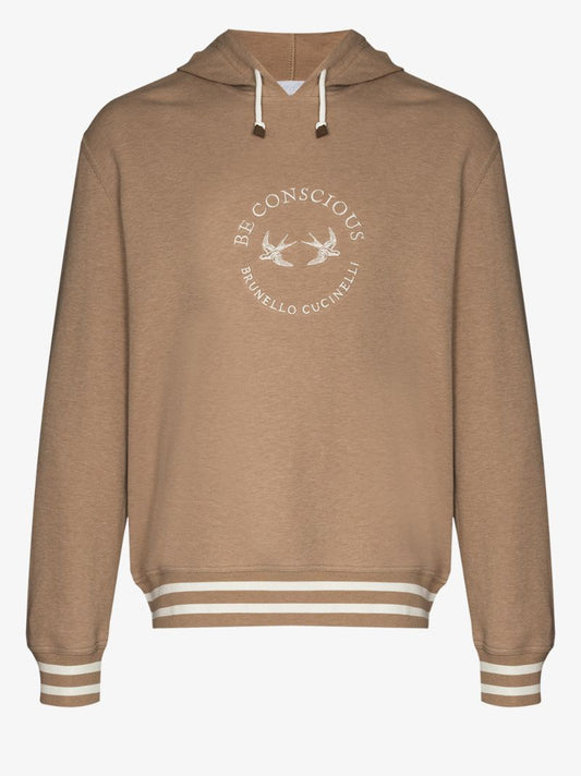 Be Conscious Embroidered Hoodie