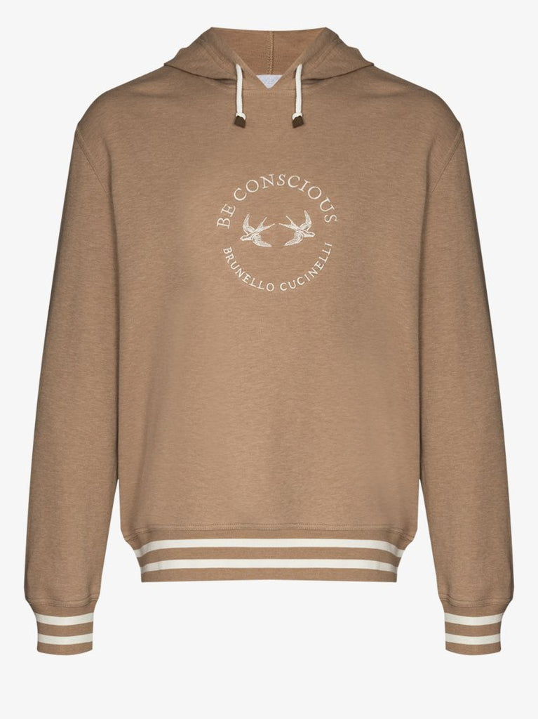 Be Conscious Embroidered Hoodie