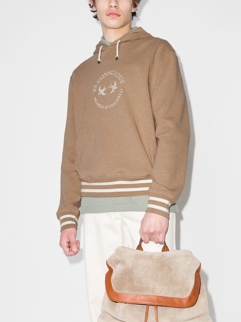 Be Conscious Embroidered Hoodie