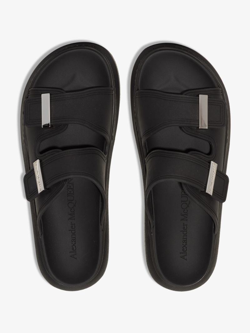Black Oversized Hybrid Sandals