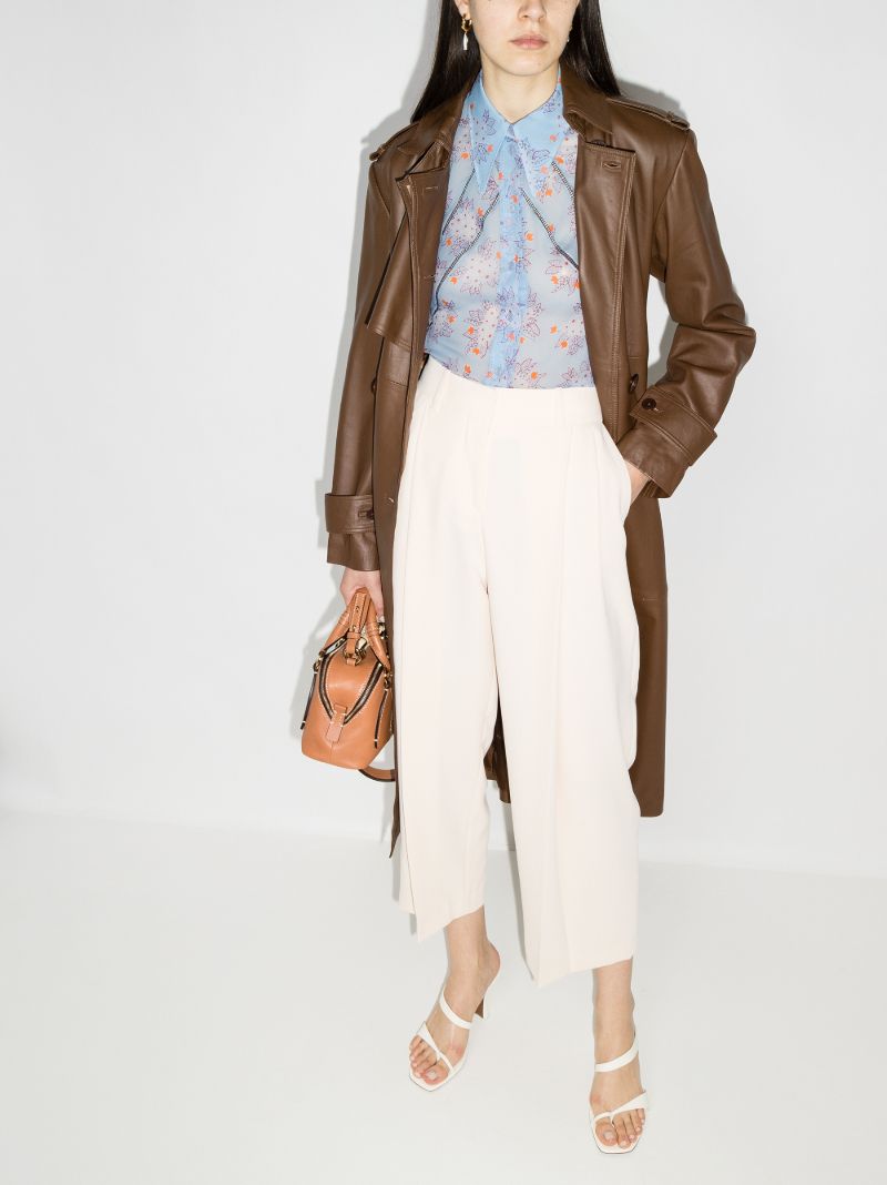 Floral Print Silk Shirt