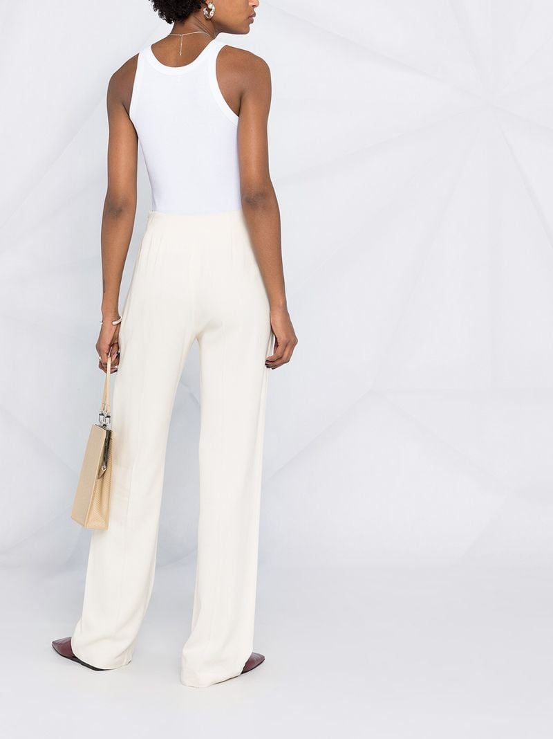 White Espera Ribbed Vest