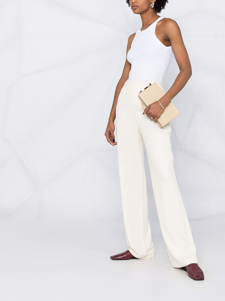 White Espera Ribbed Vest