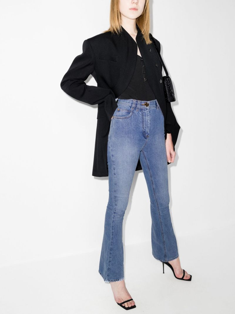 High Waist Flared Jeans