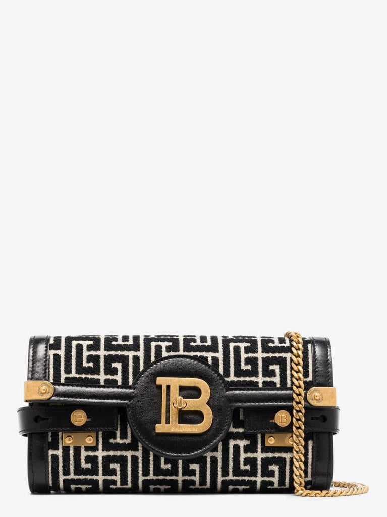 B-buzz 23 Monogram Jacquard Clutch Bag
