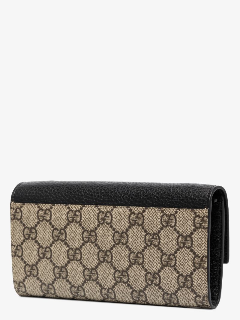 Black Gg Marmont Chain Wallet