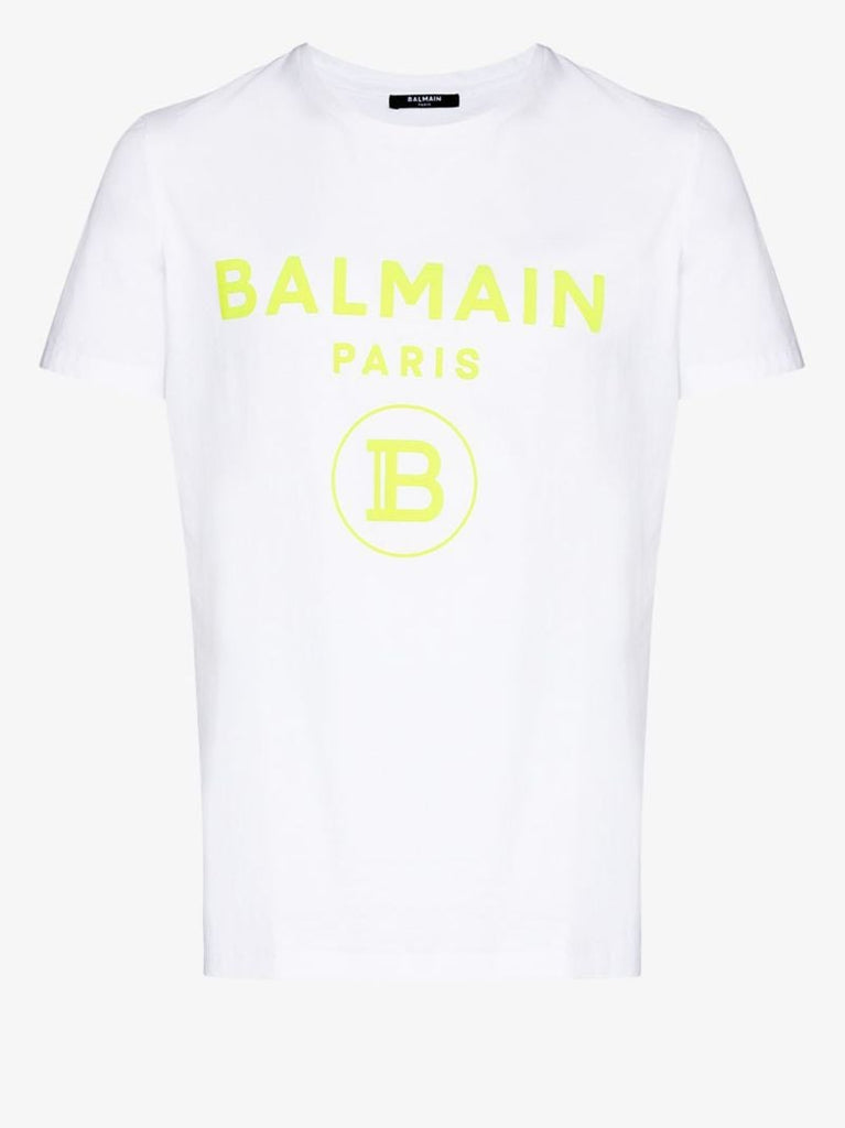 Contrast Flocked Logo T-shirt