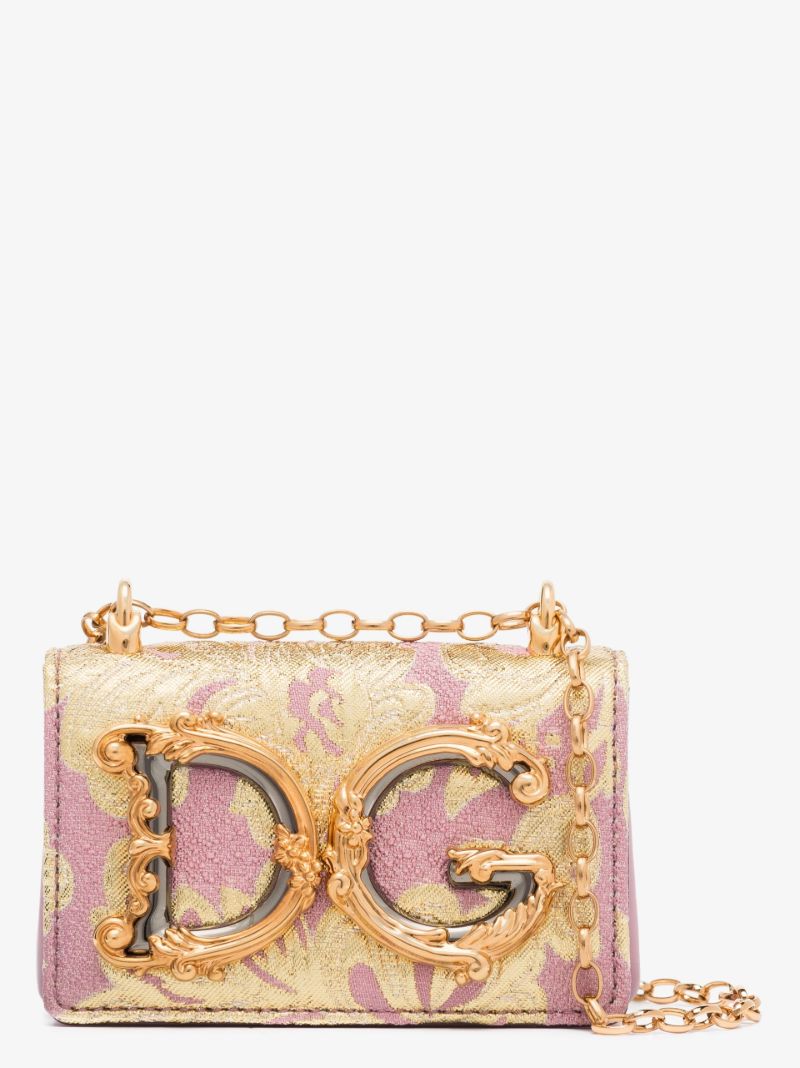 Micro Dg Girls Floral LamÃ_x0083_Â© Brocade Bag