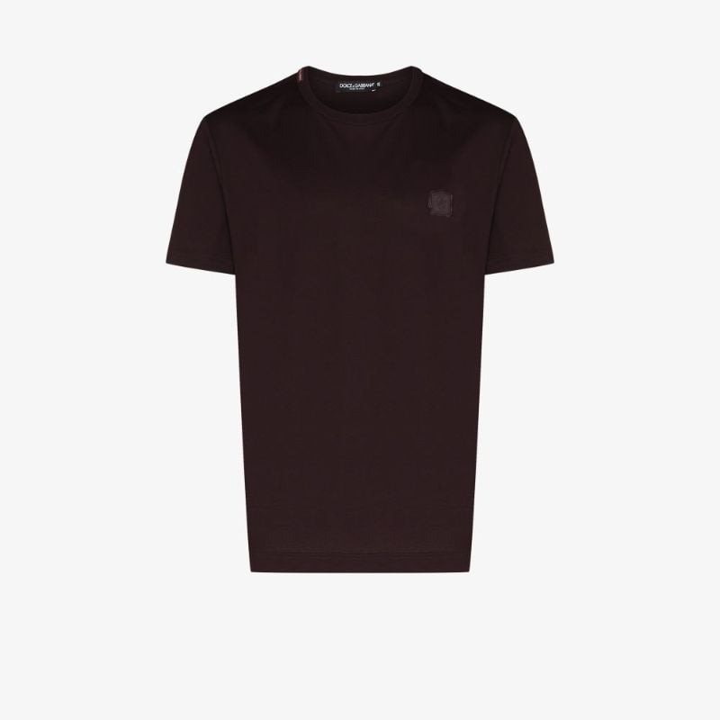 Logo Plaque Cotton T-shirt