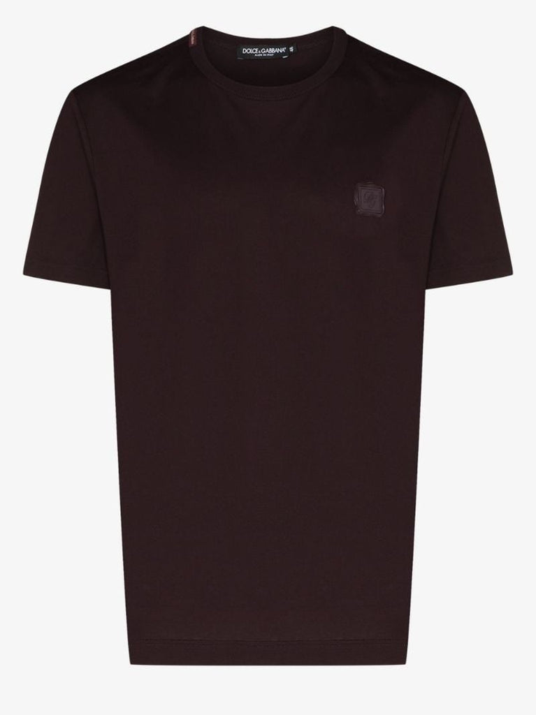 Logo Plaque Cotton T-shirt