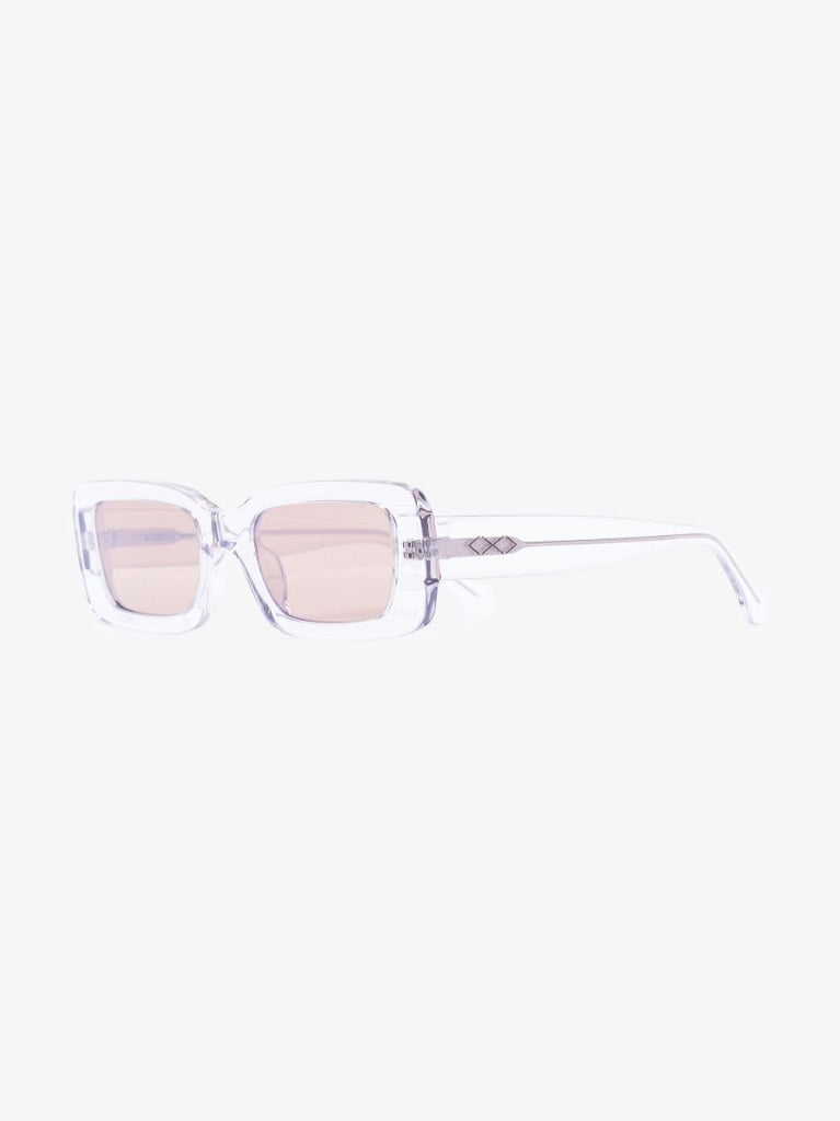 Clear Kenny Rectangular Sunglasses