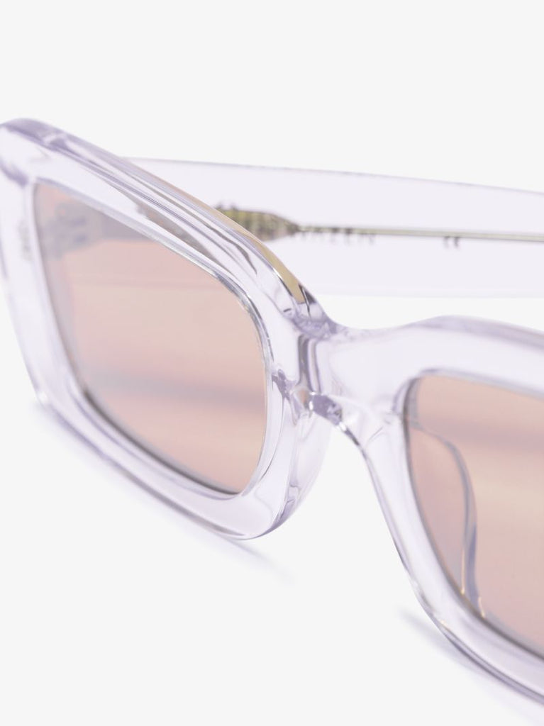 Clear Kenny Rectangular Sunglasses