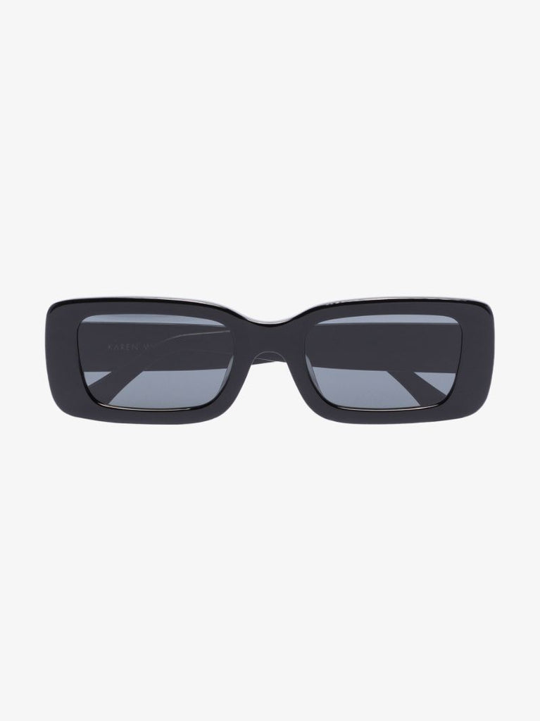 Black Kenny Rectangular Sunglasses
