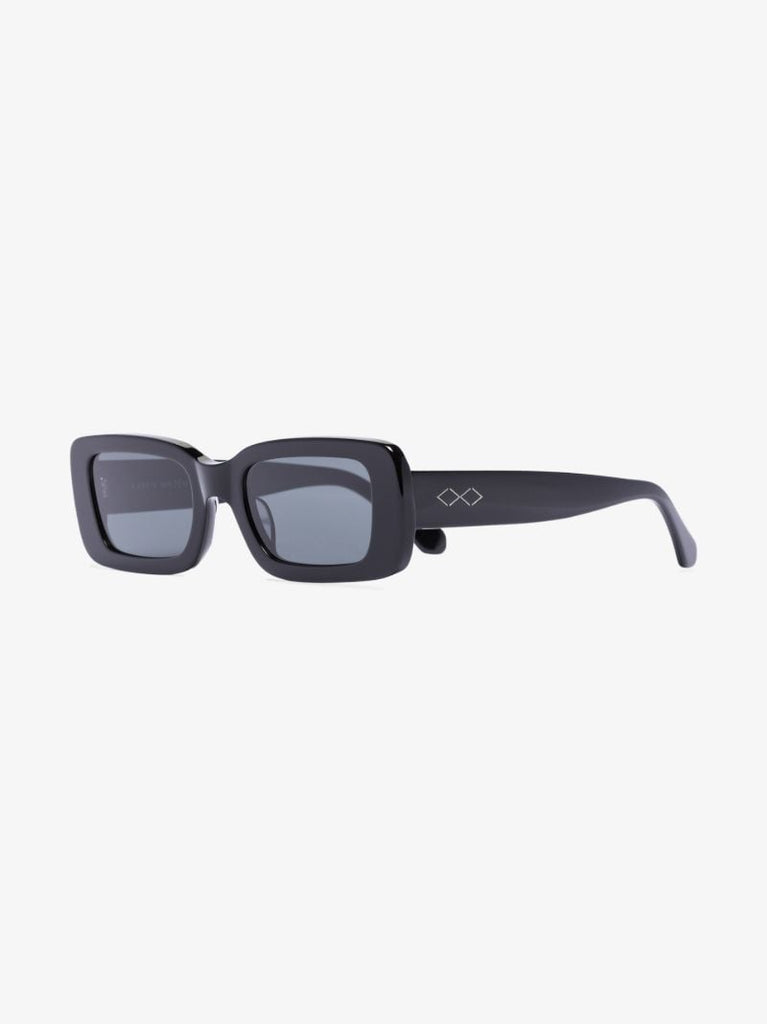 Black Kenny Rectangular Sunglasses