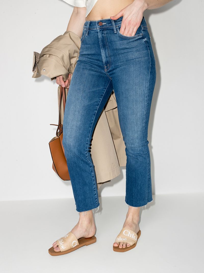 Neutral Woody Canvas Sandals