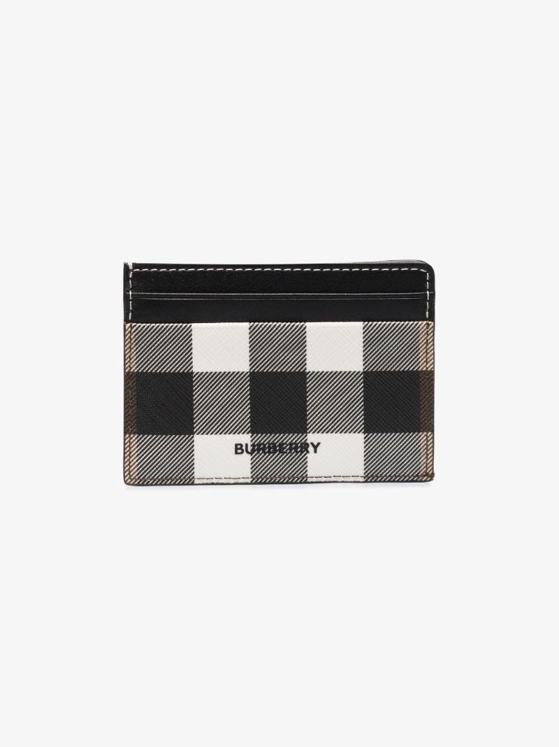 Black and White Kier House Check Card Holder