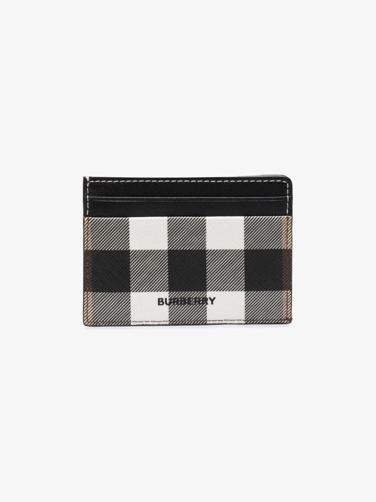 Black and White Kier House Check Card Holder