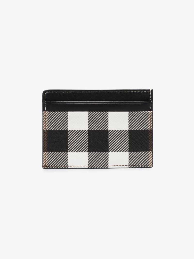 Black and White Kier House Check Card Holder