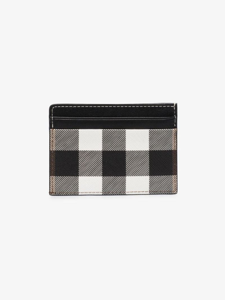 Black and White Kier House Check Card Holder