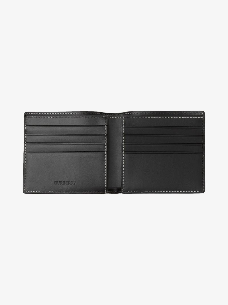 Brown Kier House Check Bifold Wallet