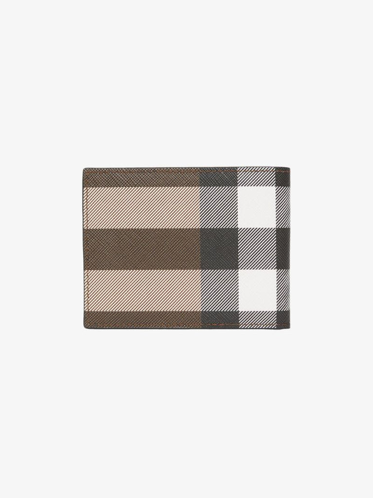 Brown Kier House Check Bifold Wallet