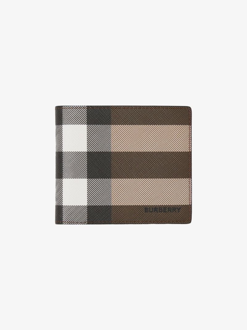 Brown Kier House Check Bifold Wallet