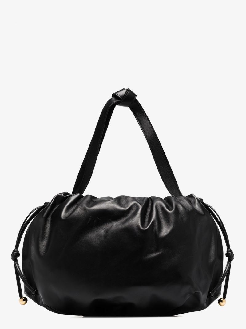 Black the Medium Bulb Leather Shoulder Bag