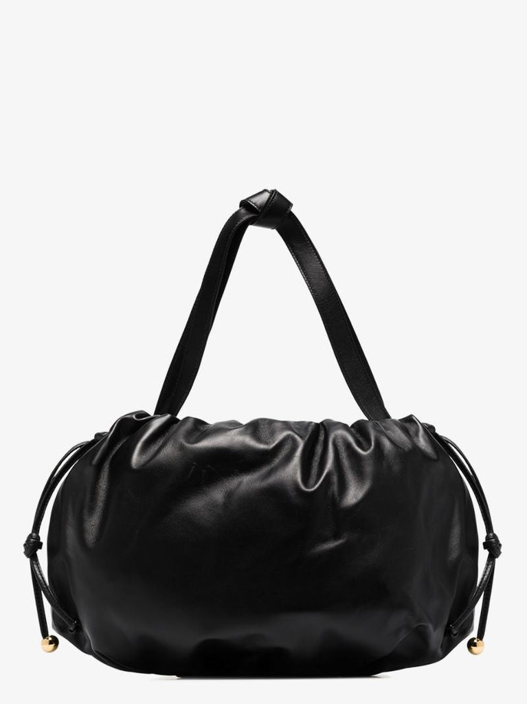 Black the Medium Bulb Leather Shoulder Bag