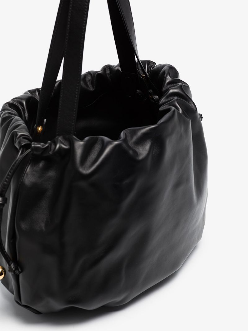 Black the Medium Bulb Leather Shoulder Bag