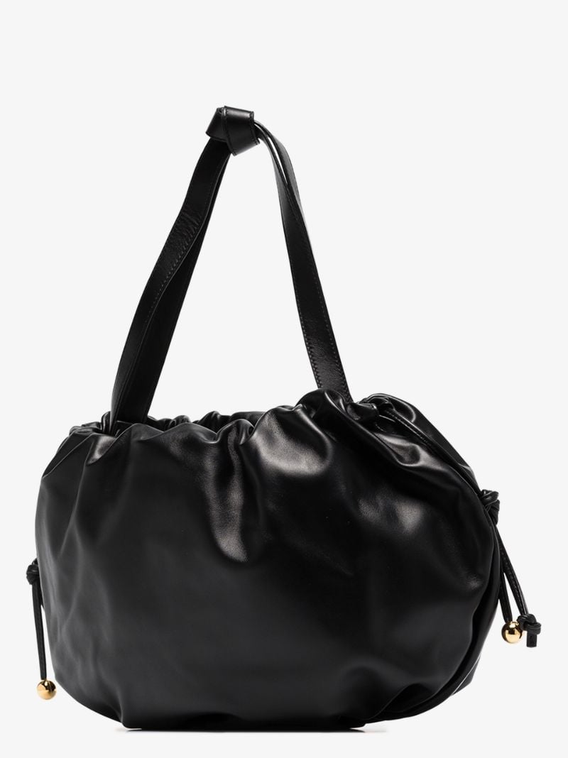 Black the Medium Bulb Leather Shoulder Bag