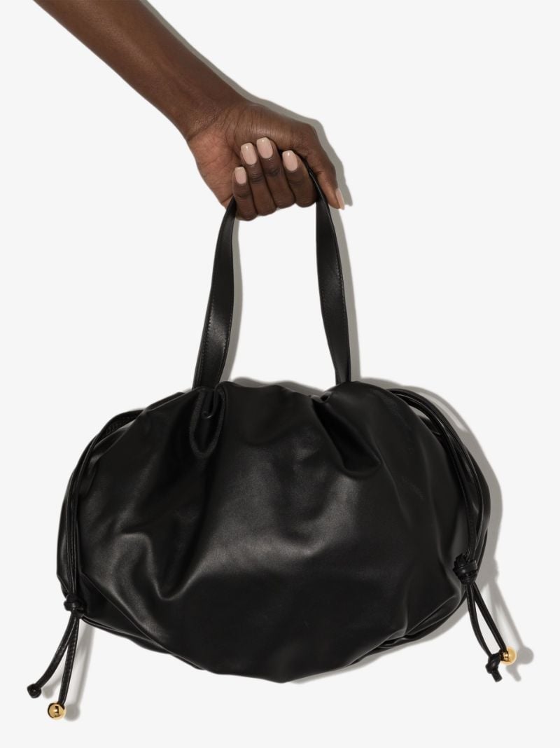 Black the Medium Bulb Leather Shoulder Bag