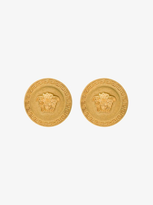 Gold-tone Tribute Medusa Stud Earrings