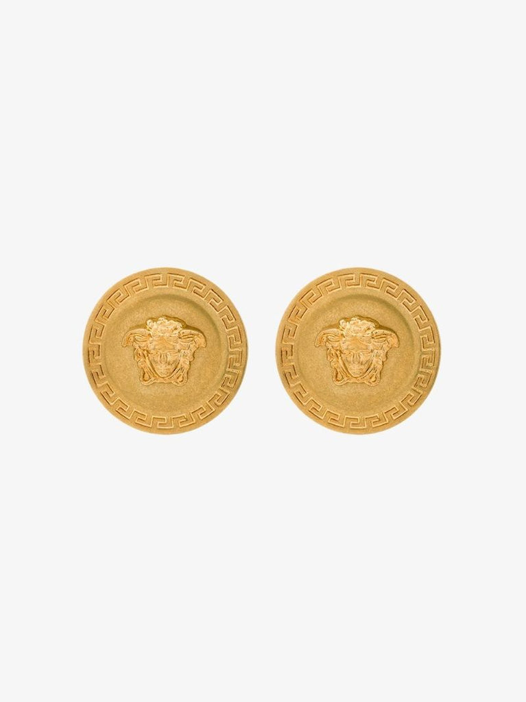 Gold-tone Tribute Medusa Stud Earrings