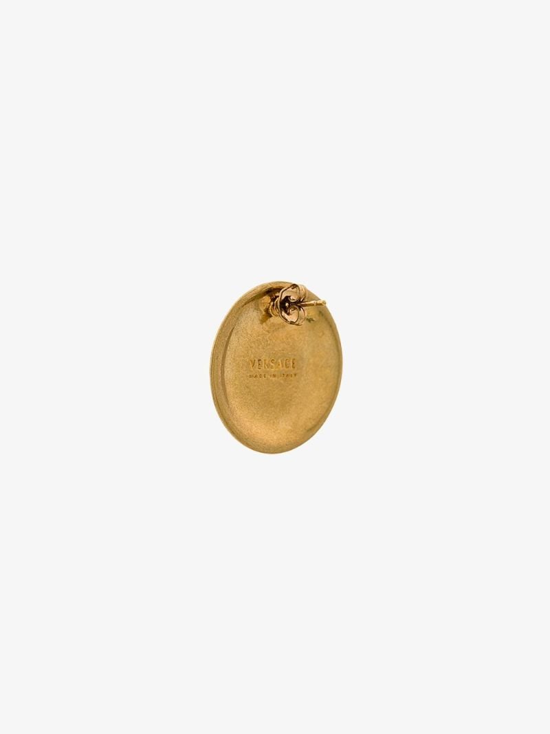 Gold-tone Tribute Medusa Stud Earrings