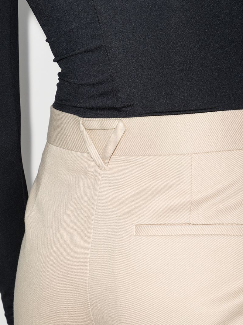 Wide Leg Cotton Trousers