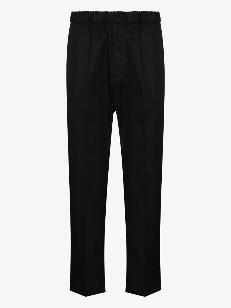 Cropped Cotton Trousers