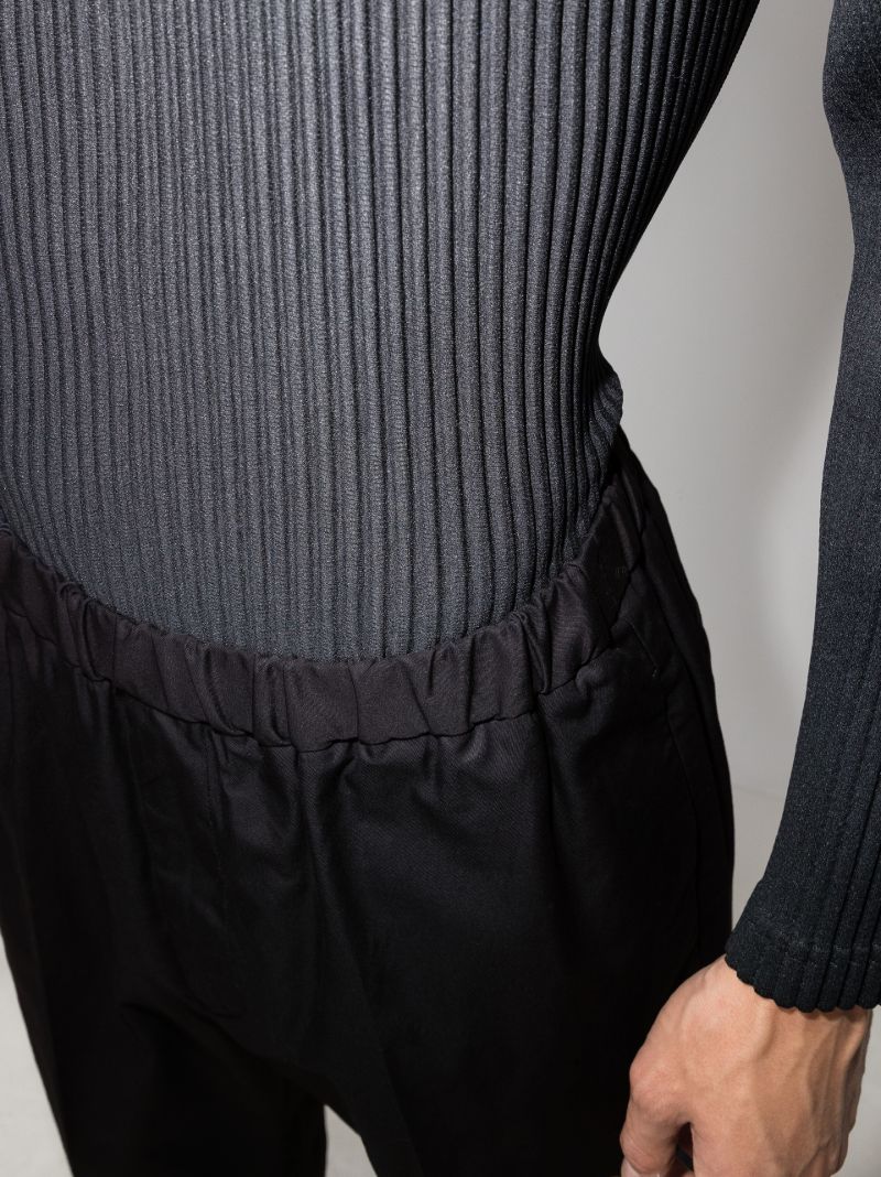 Cropped Cotton Trousers