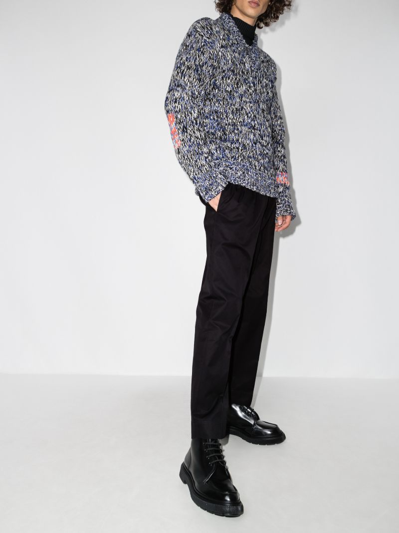 Cropped Cotton Trousers