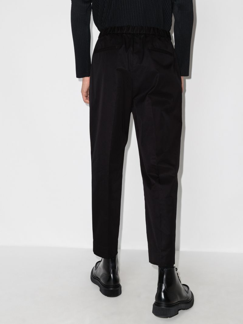 Cropped Cotton Trousers