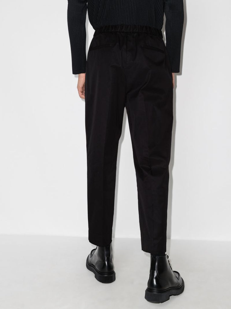 Cropped Cotton Trousers