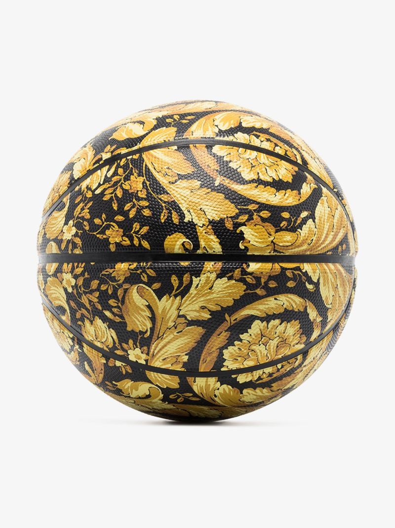 Black Baroque Printed Basketball