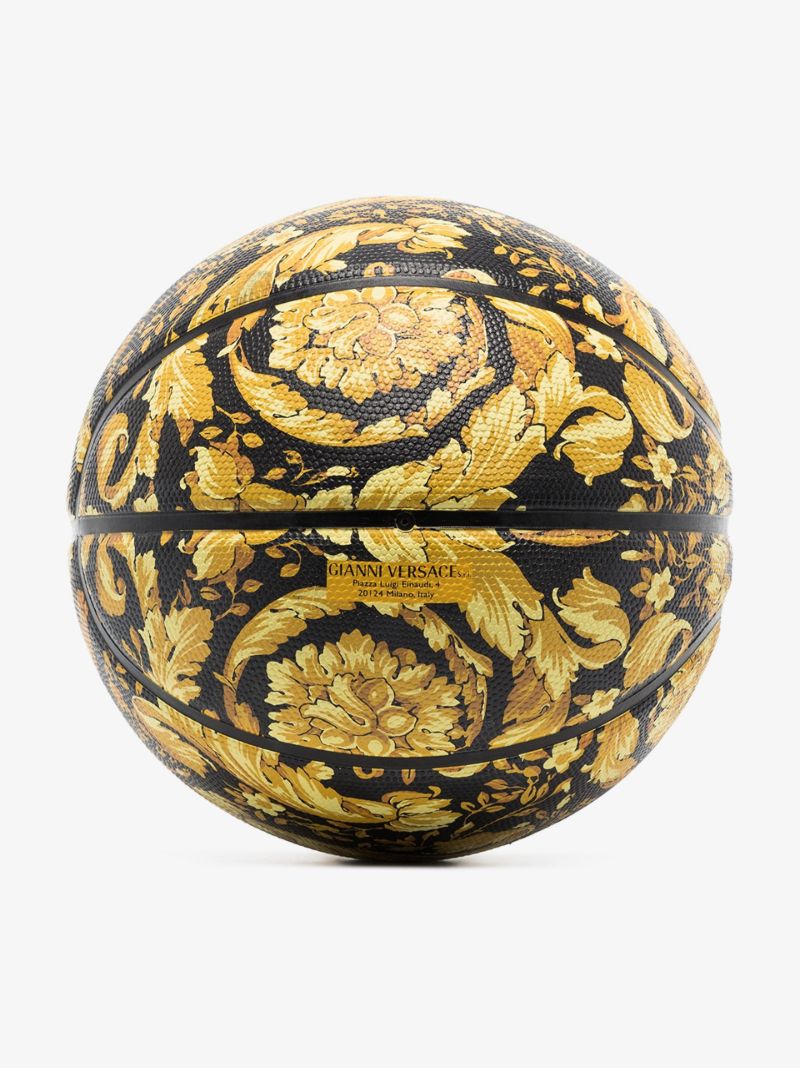 Black Baroque Printed Basketball