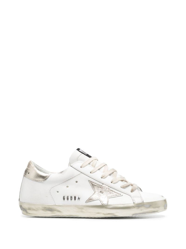 White Super Star Leather Sneakers