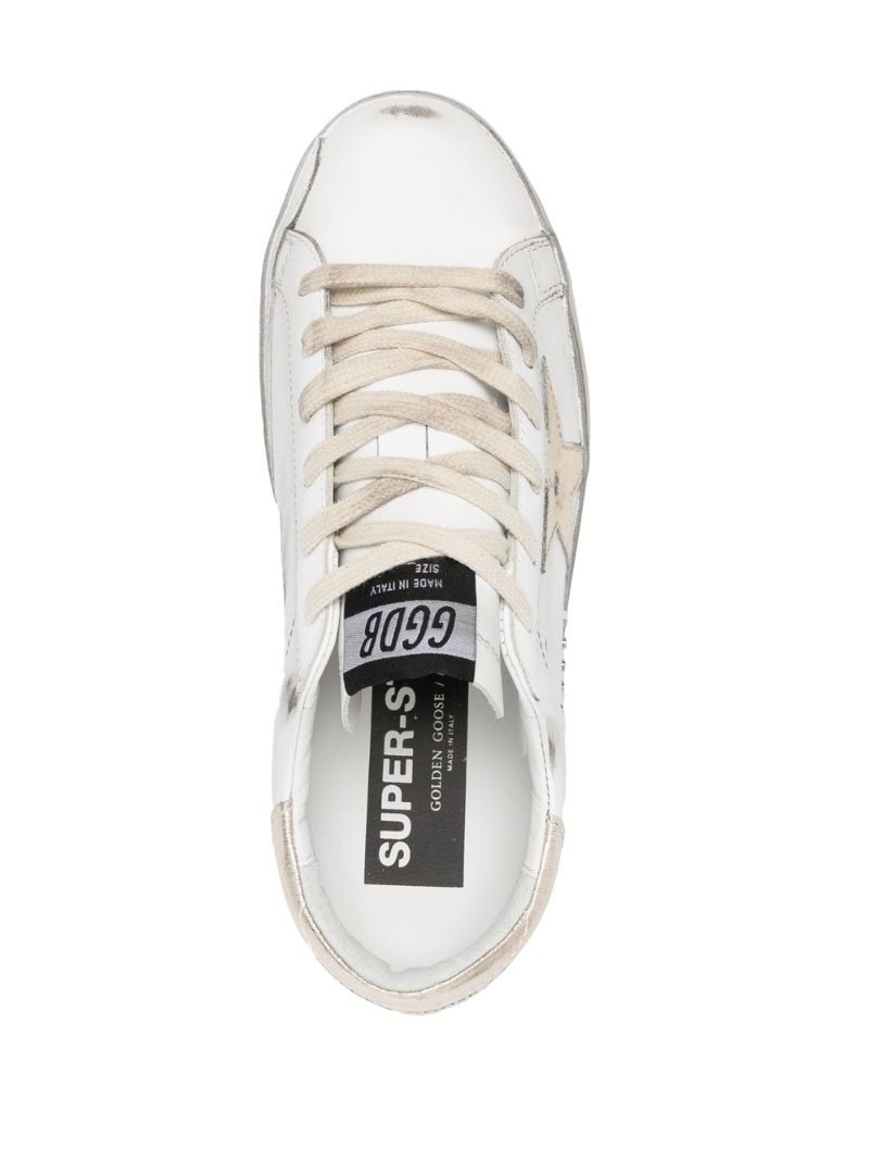 White Super Star Leather Sneakers