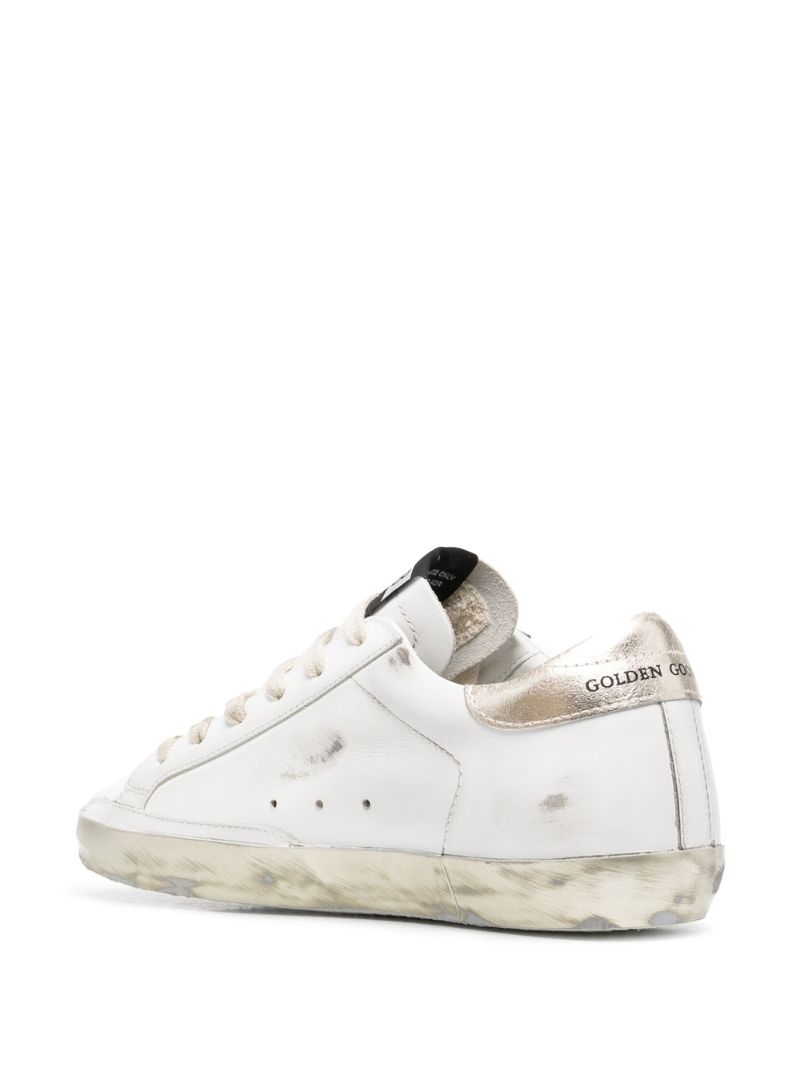 White Super Star Leather Sneakers