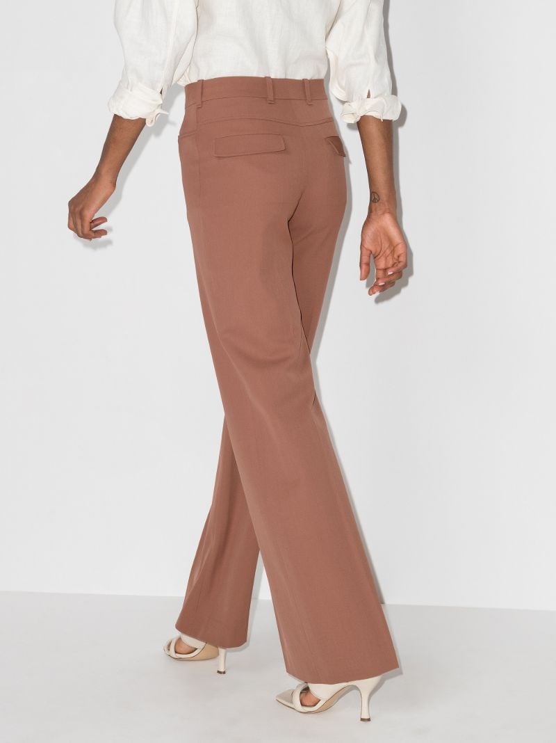 high-waist tailored trousers