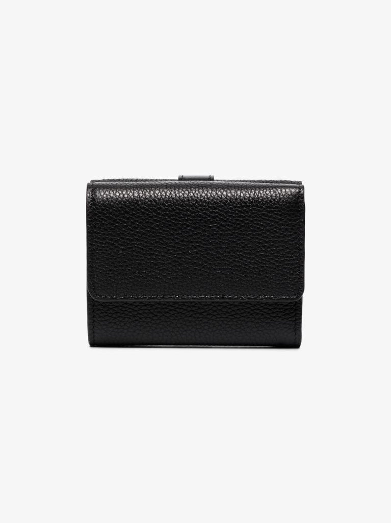 Black Aby Small Leather Wallet