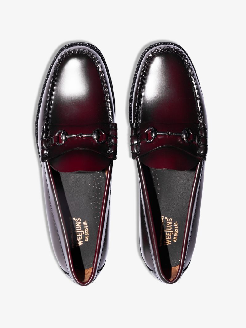 Burgundy Lincoln Easy Weejuns Leather Loafers